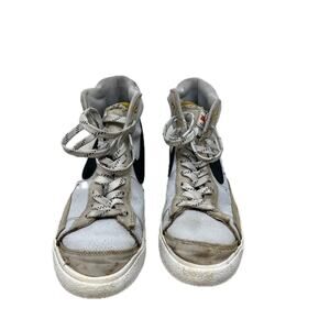 Nike Blazer Mid 77 Vintage White Black Mens 9.5